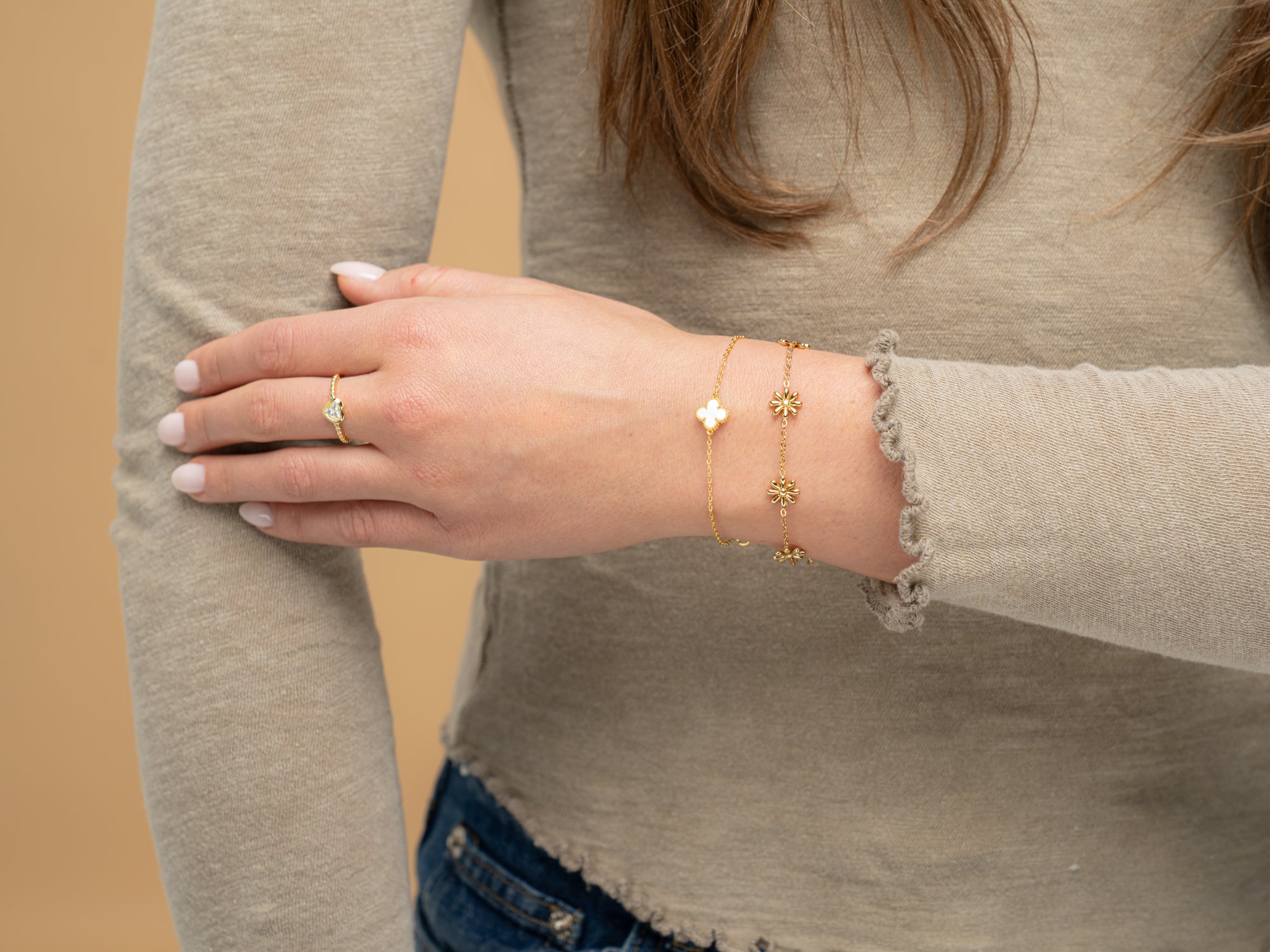 Lunar Clover Bracelet Bridal Collection