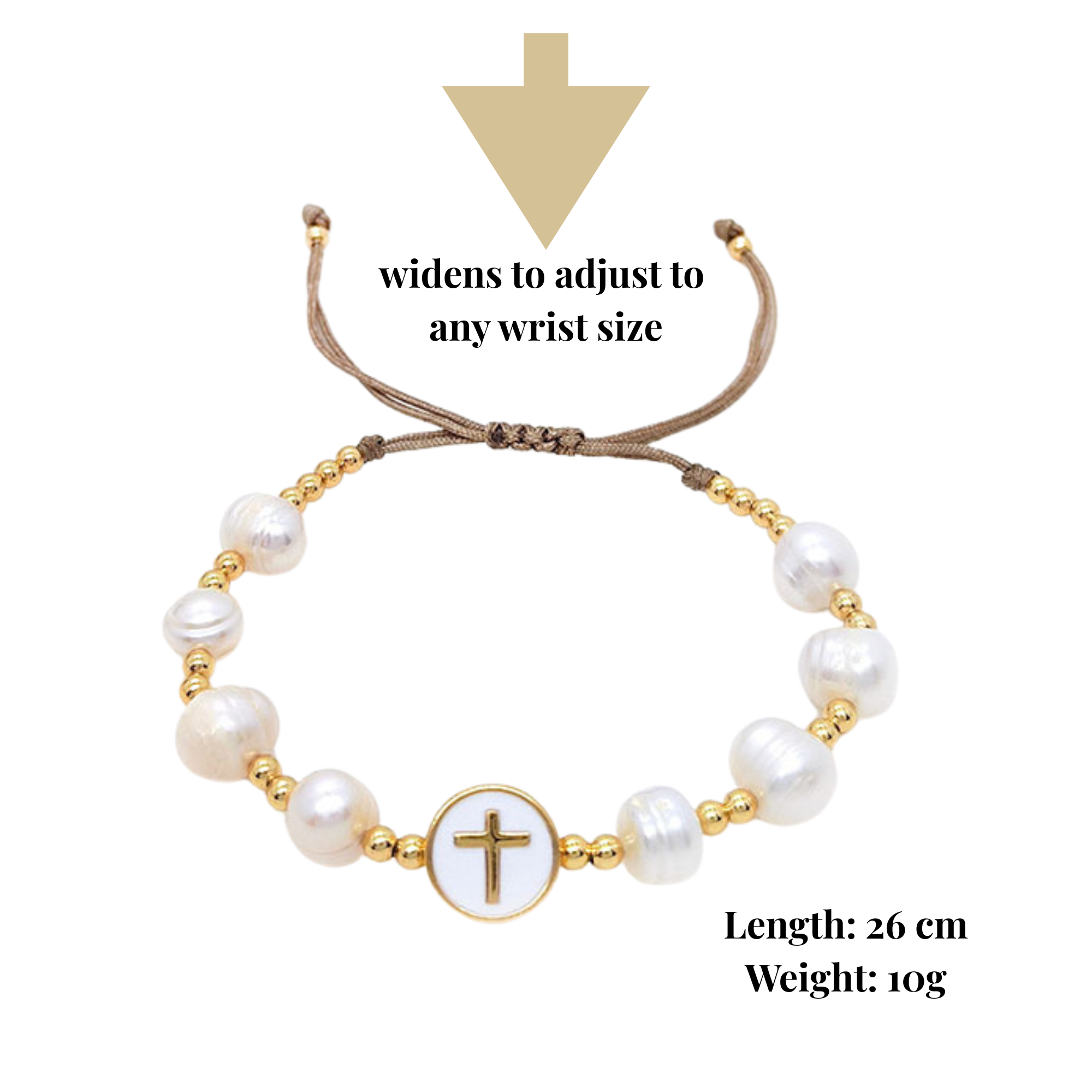 Pray On It Beaded Bracelet