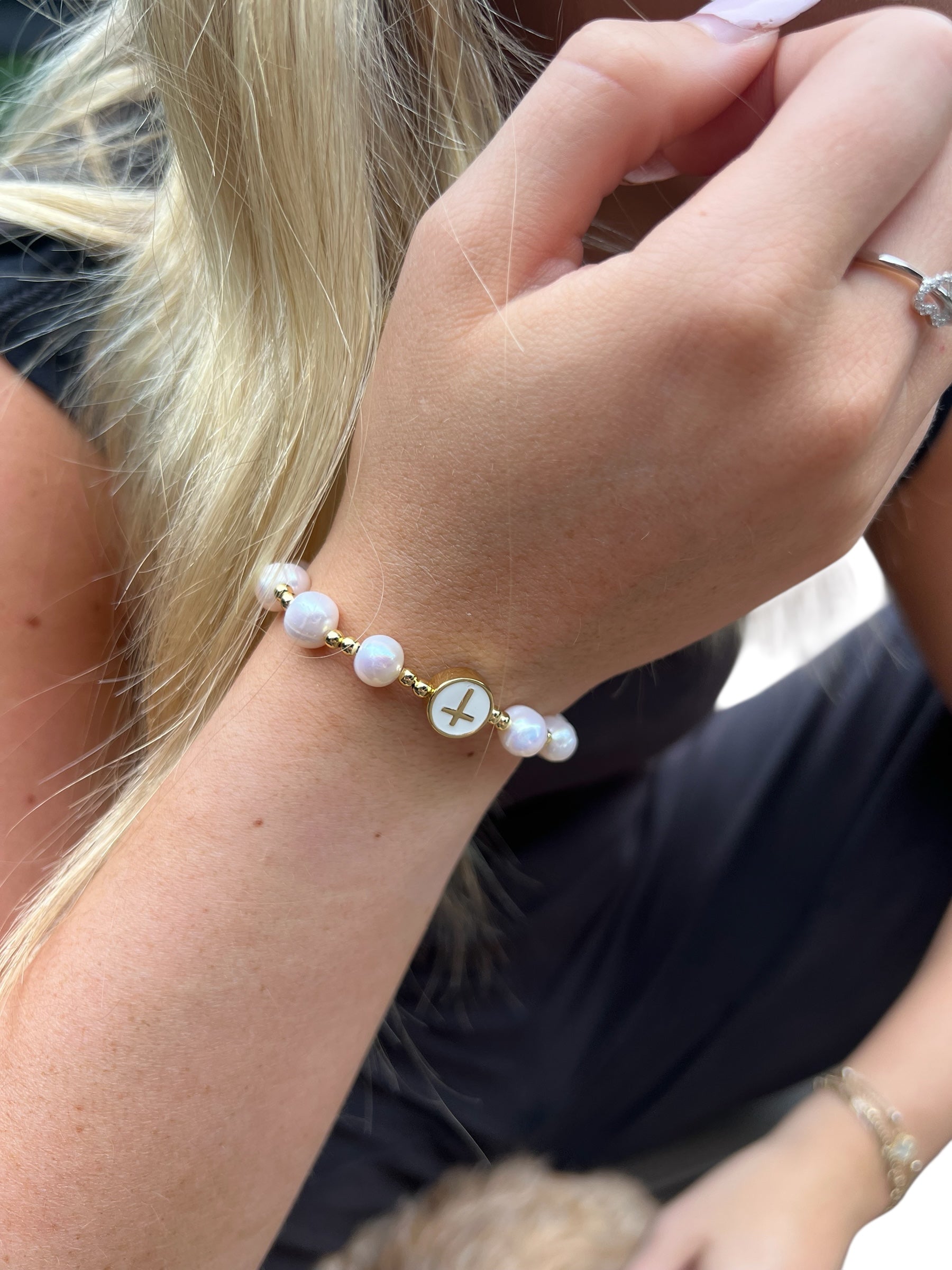 Pray On It Beaded Bracelet