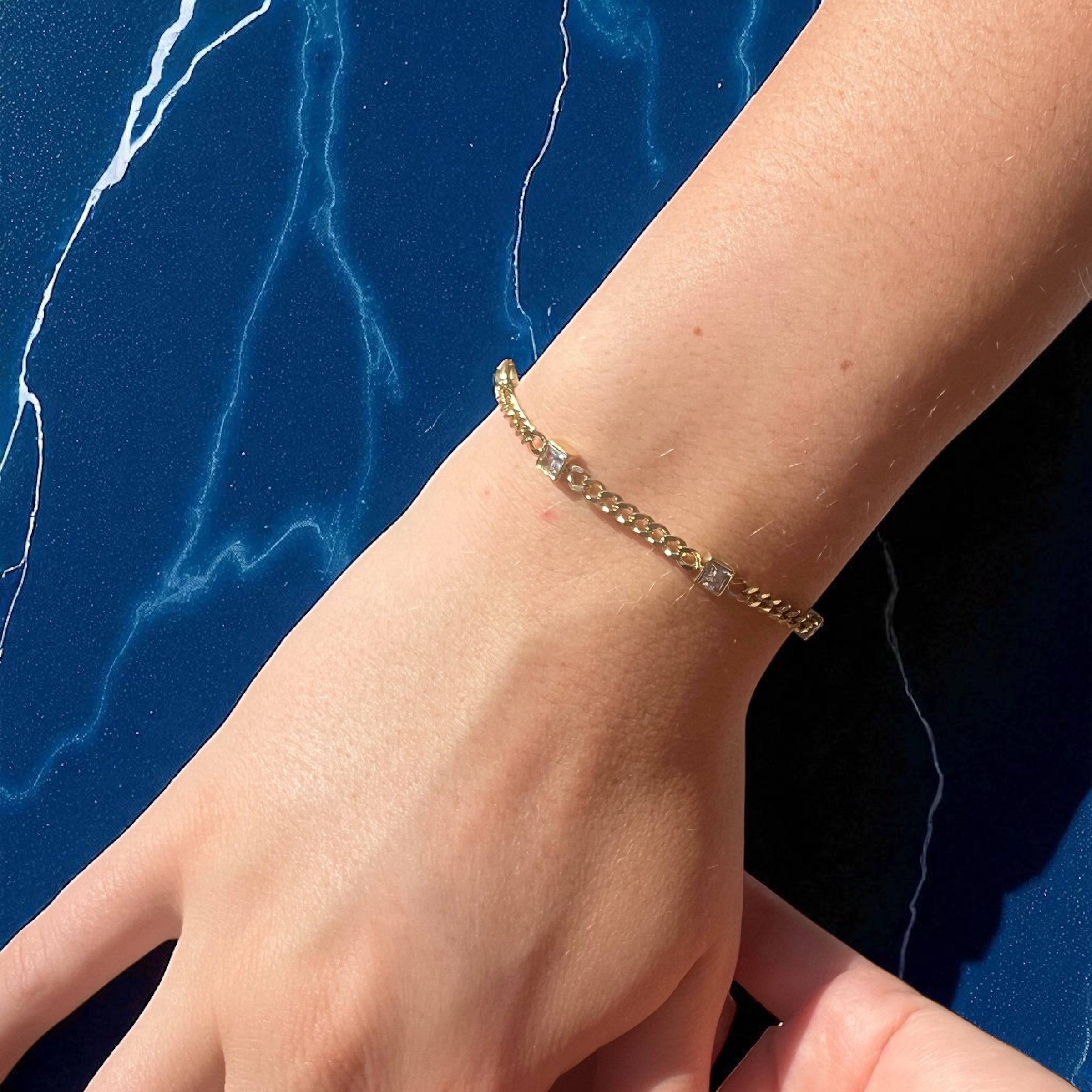 Golden Crystal Luck Bracelet