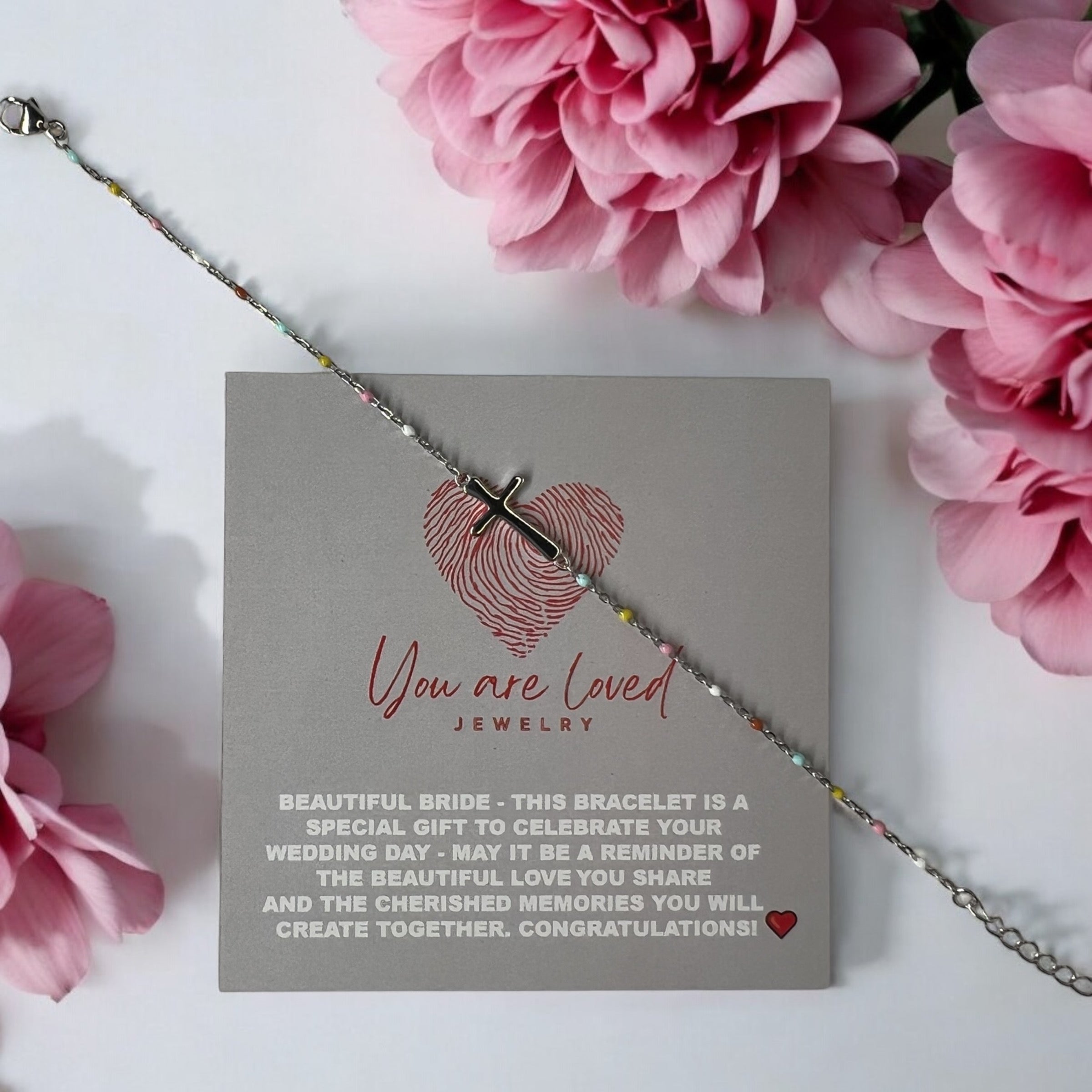 Radiant Faith Cross Bracelet in Silver