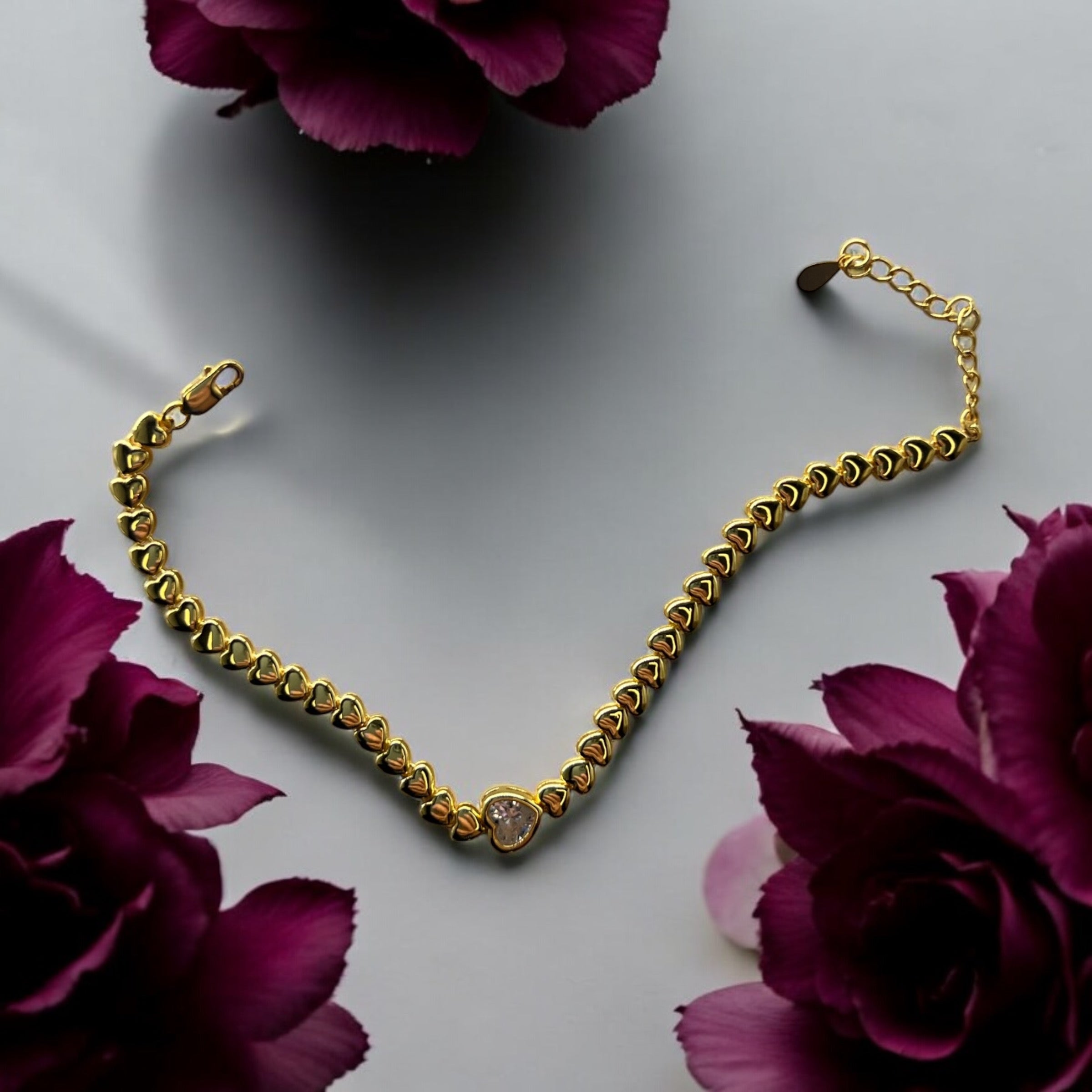 Heart of Gold Bracelet Bridal Collection