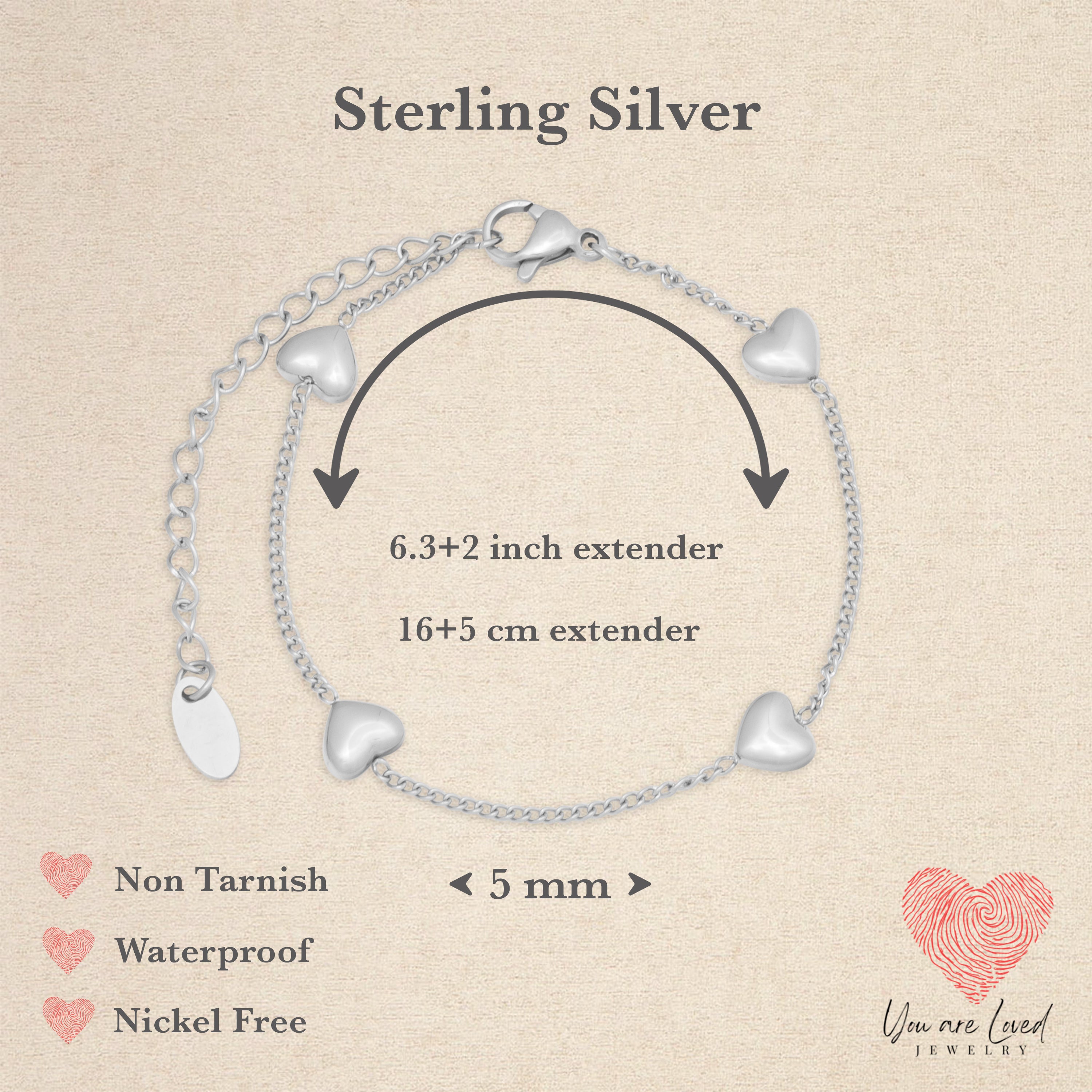 Forever Love Bracelet Silver