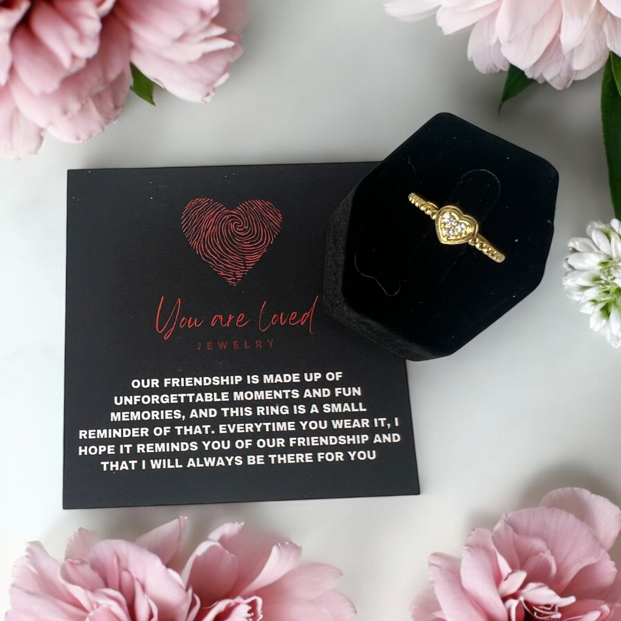 Heartfelt Connection Ring Gold