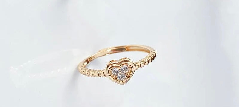 Heartfelt Connection Ring Gold