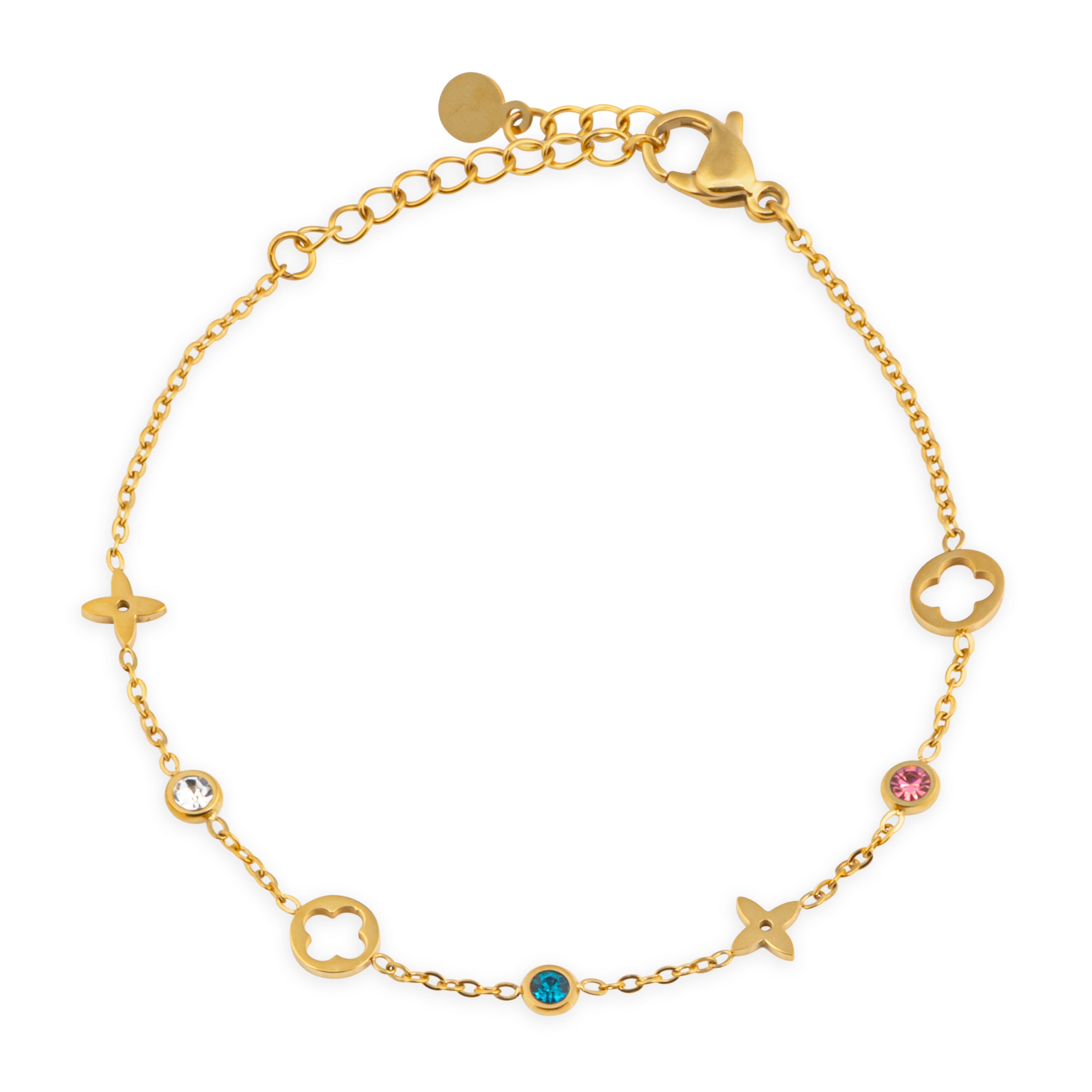 Love's Clover Silver or Gold Bracelet