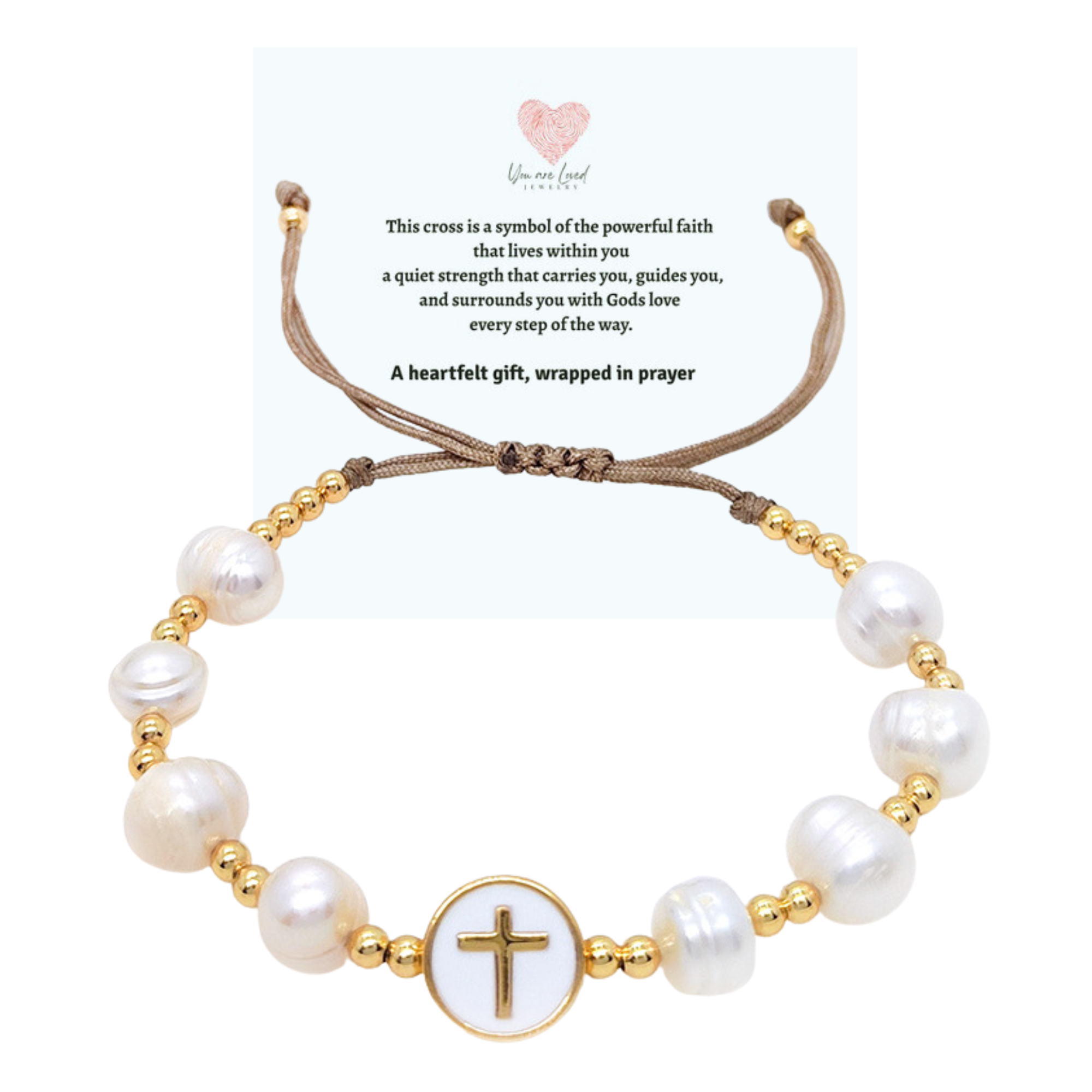 Pray On It Beaded Bracelet