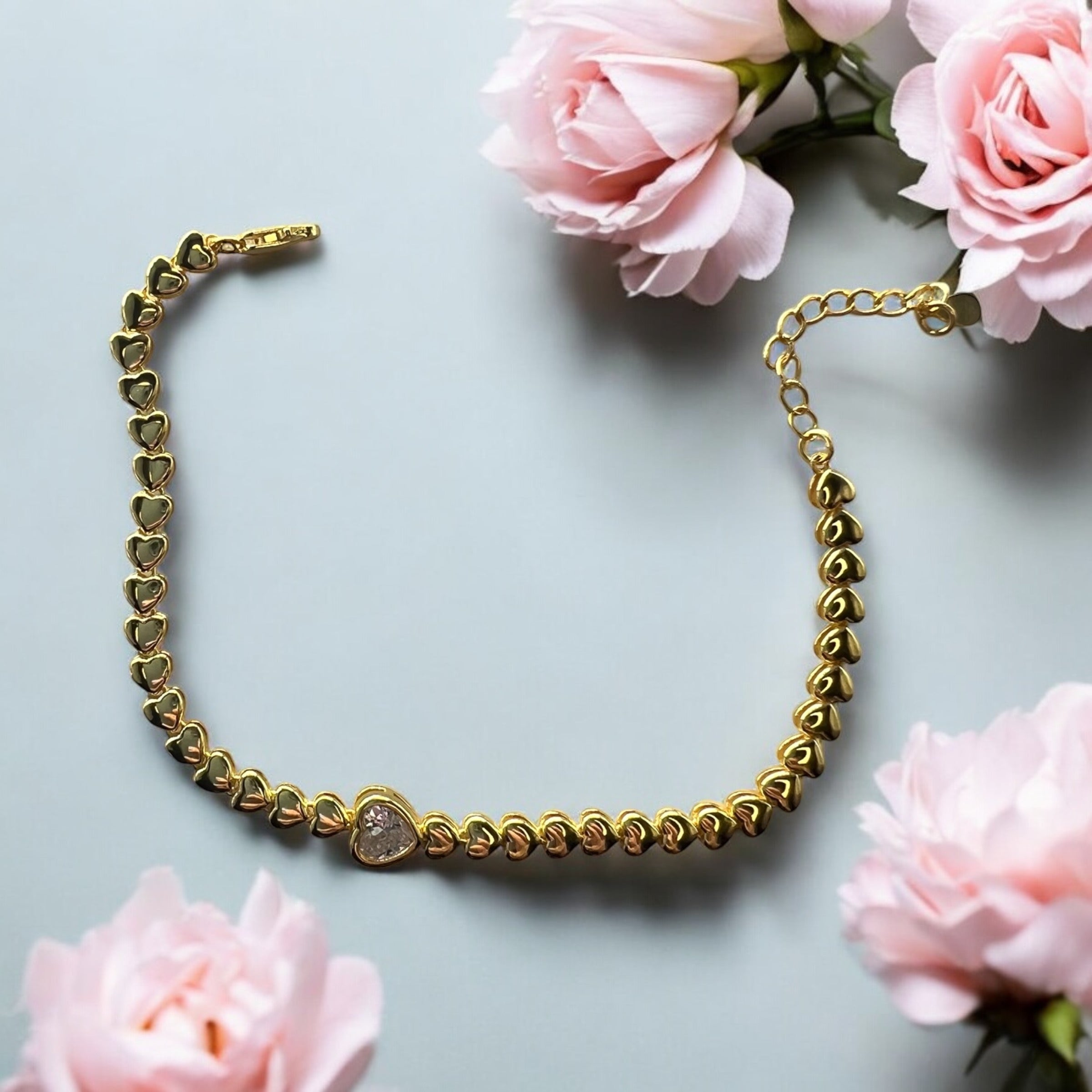Heart of Gold Bracelet Bridal Collection