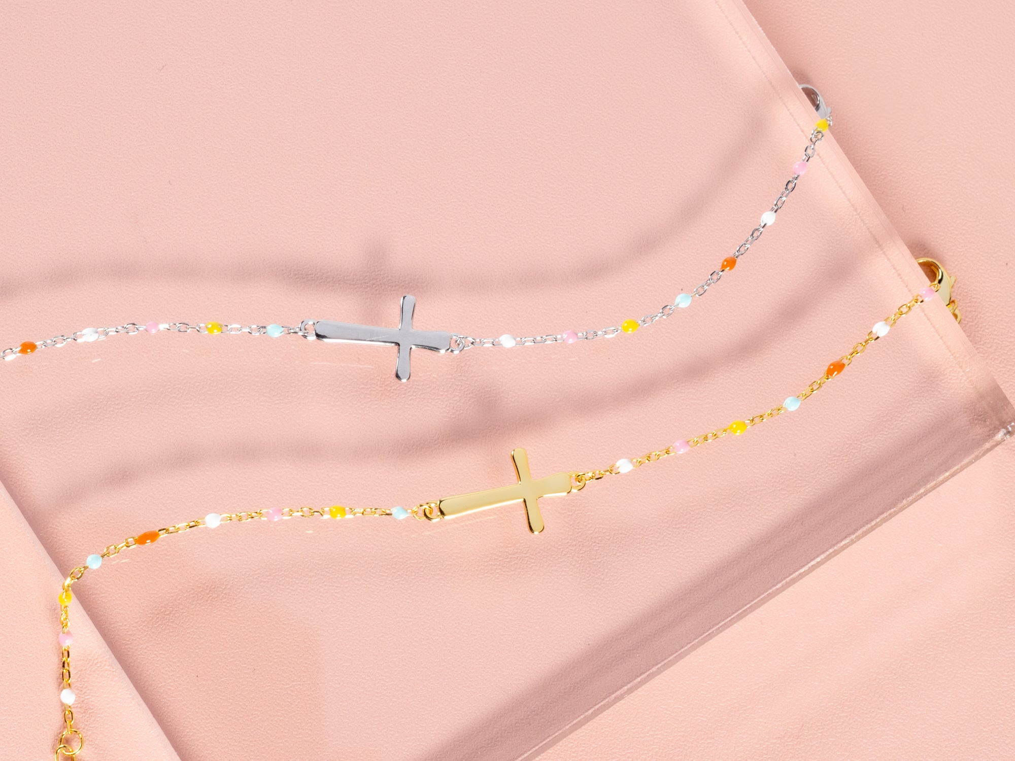 faith cross bracelets available in gold or silver and come with a bride congrats card and make great gifts for the christian bride