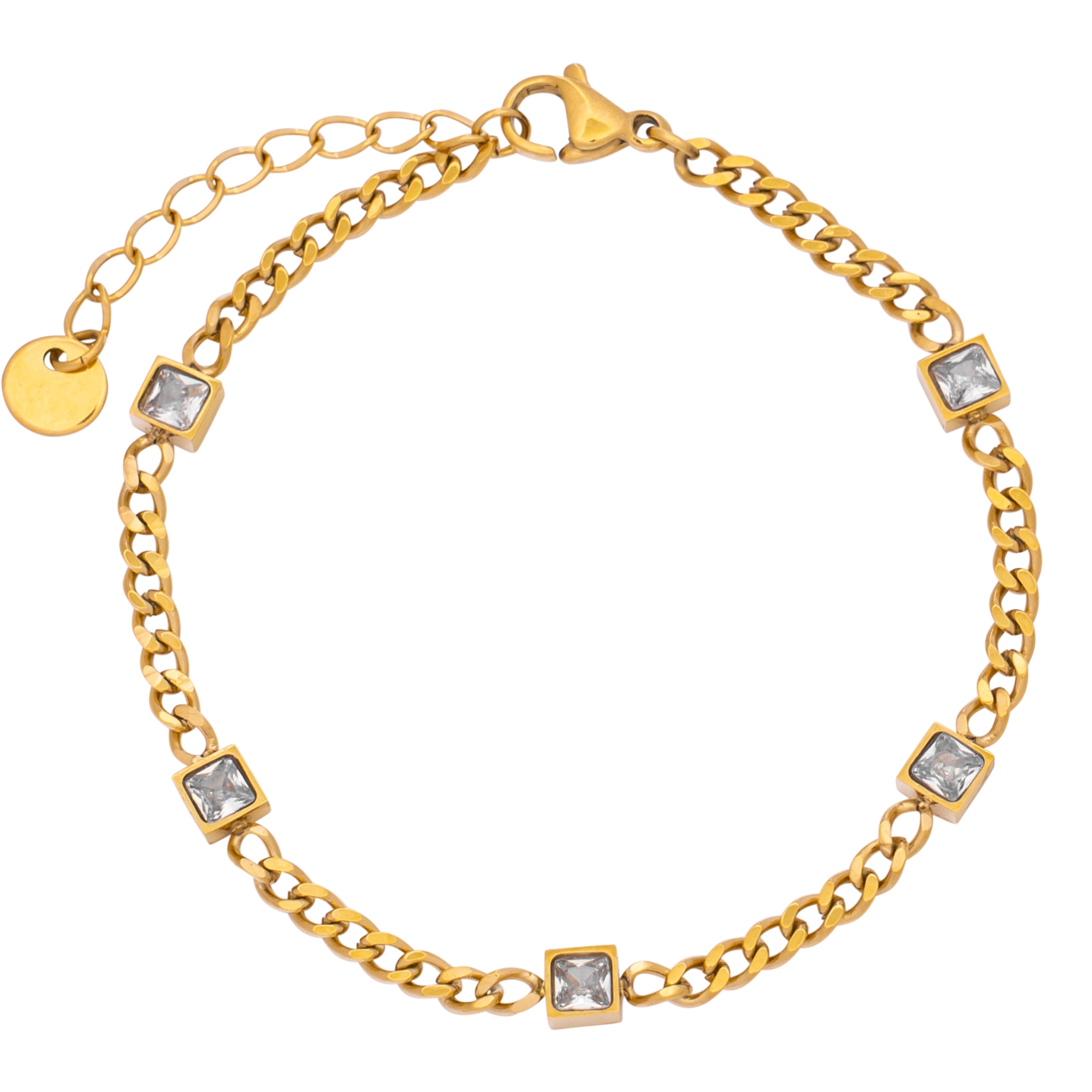Golden Crystal Luck Bracelet