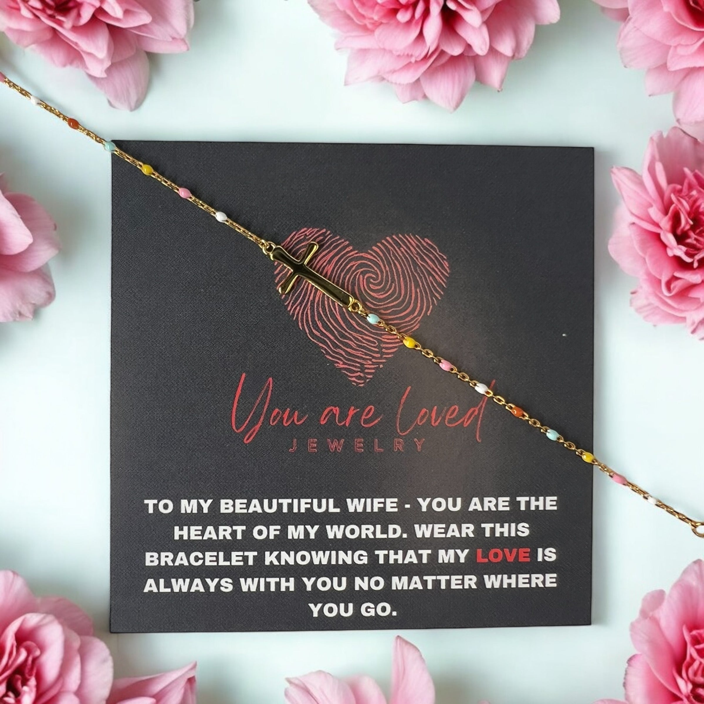 Radiant Faith Cross Bracelet Gold