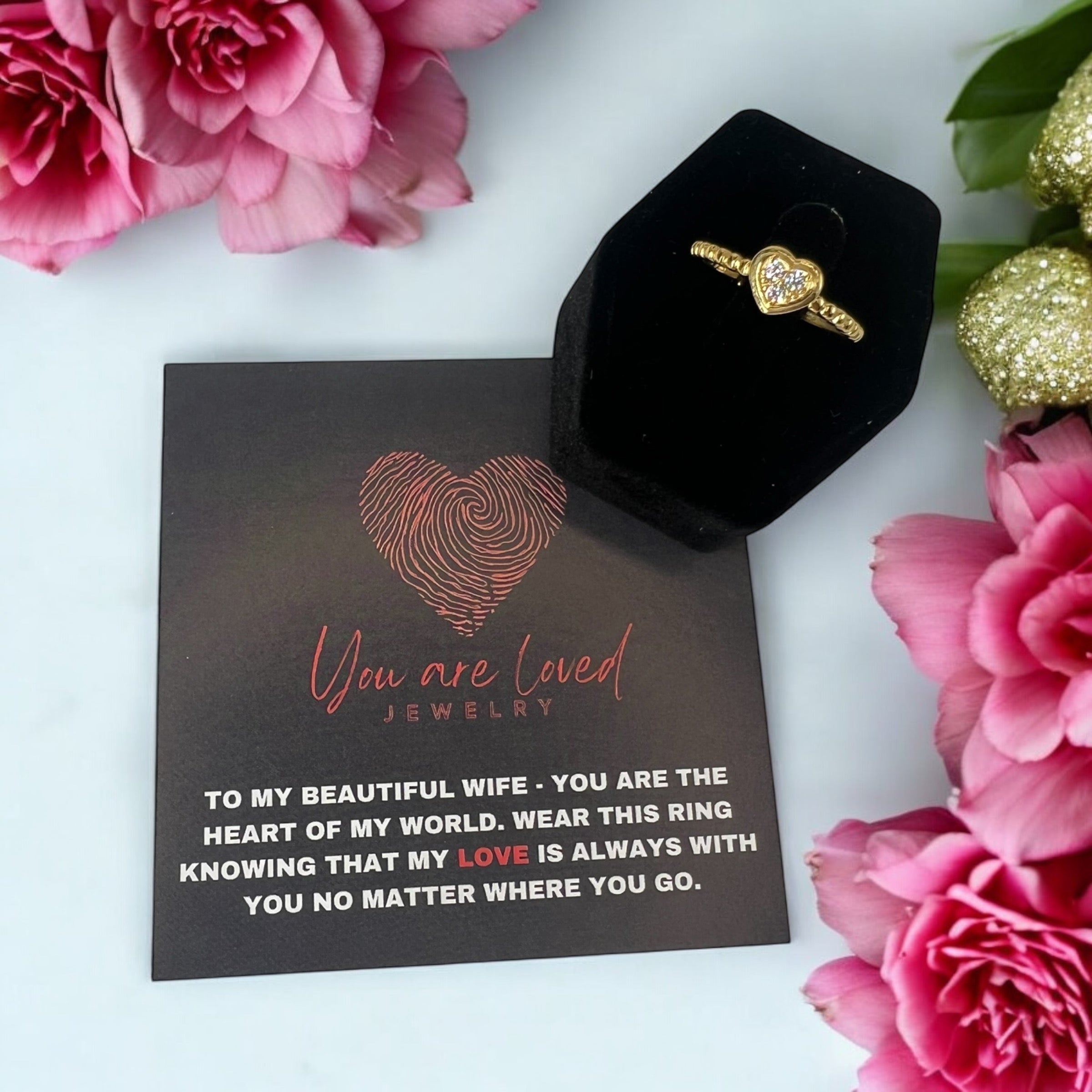 Heartfelt Connection Ring Gold