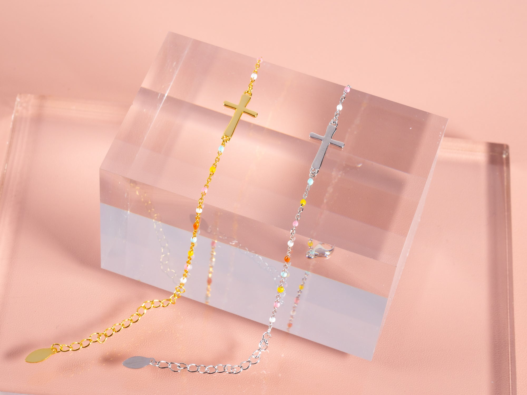 faith cross bracelets available in gold or silver and come with a bride congrats card and make great gifts for the christian bridesmaid