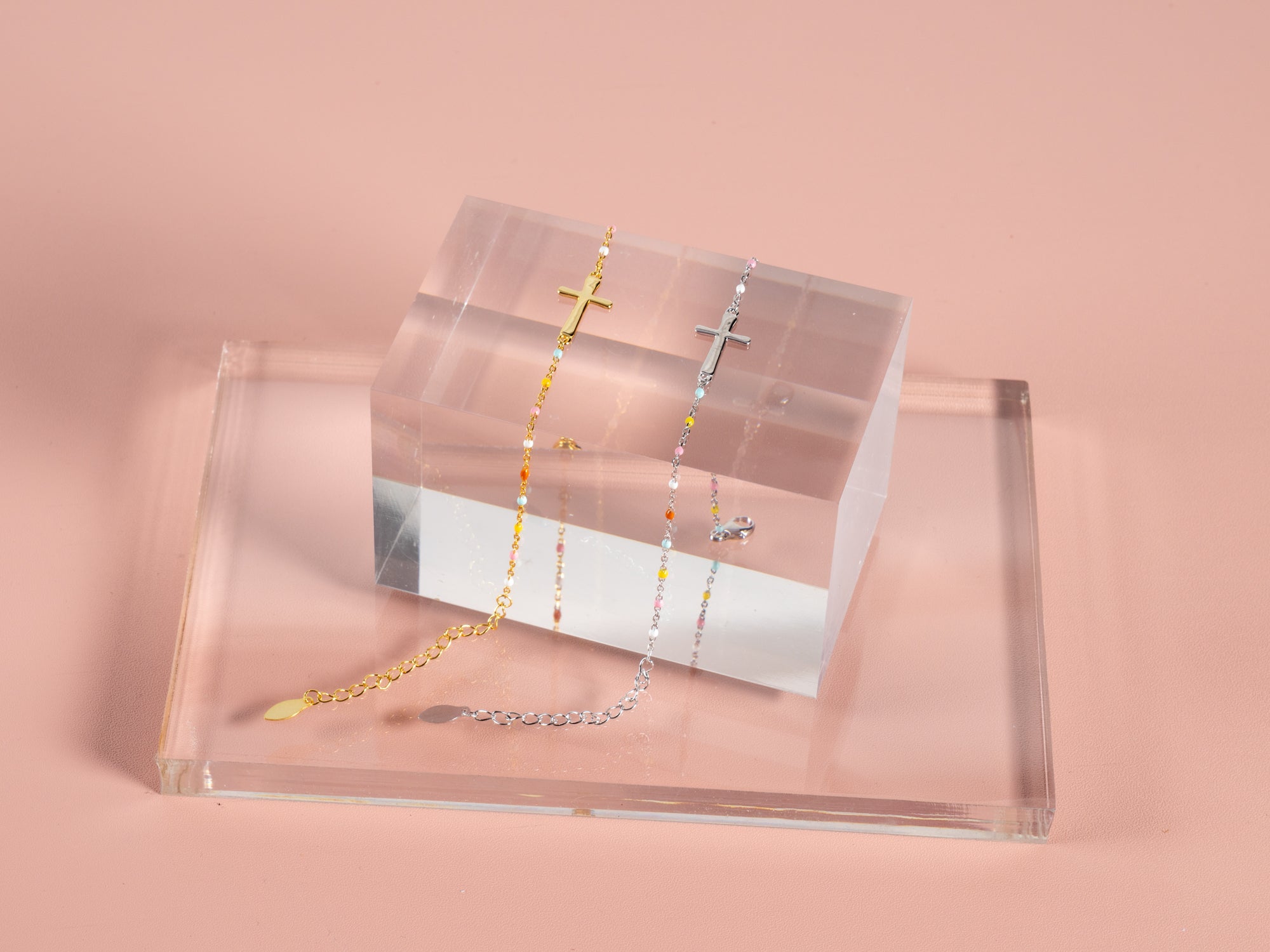 faith cross bracelets available in gold or silver and come with a bride congrats card and make great gifts for the christian bridesmaid