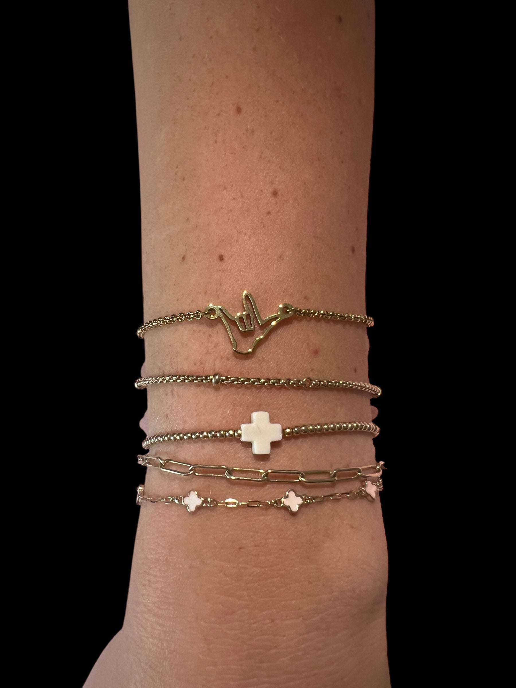 Love in Sign Bracelet