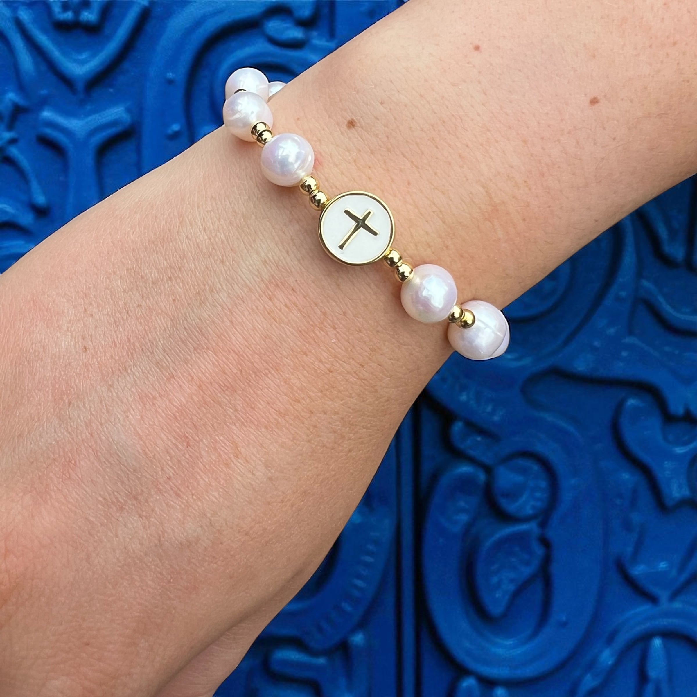 Pray On It Beaded Bracelet