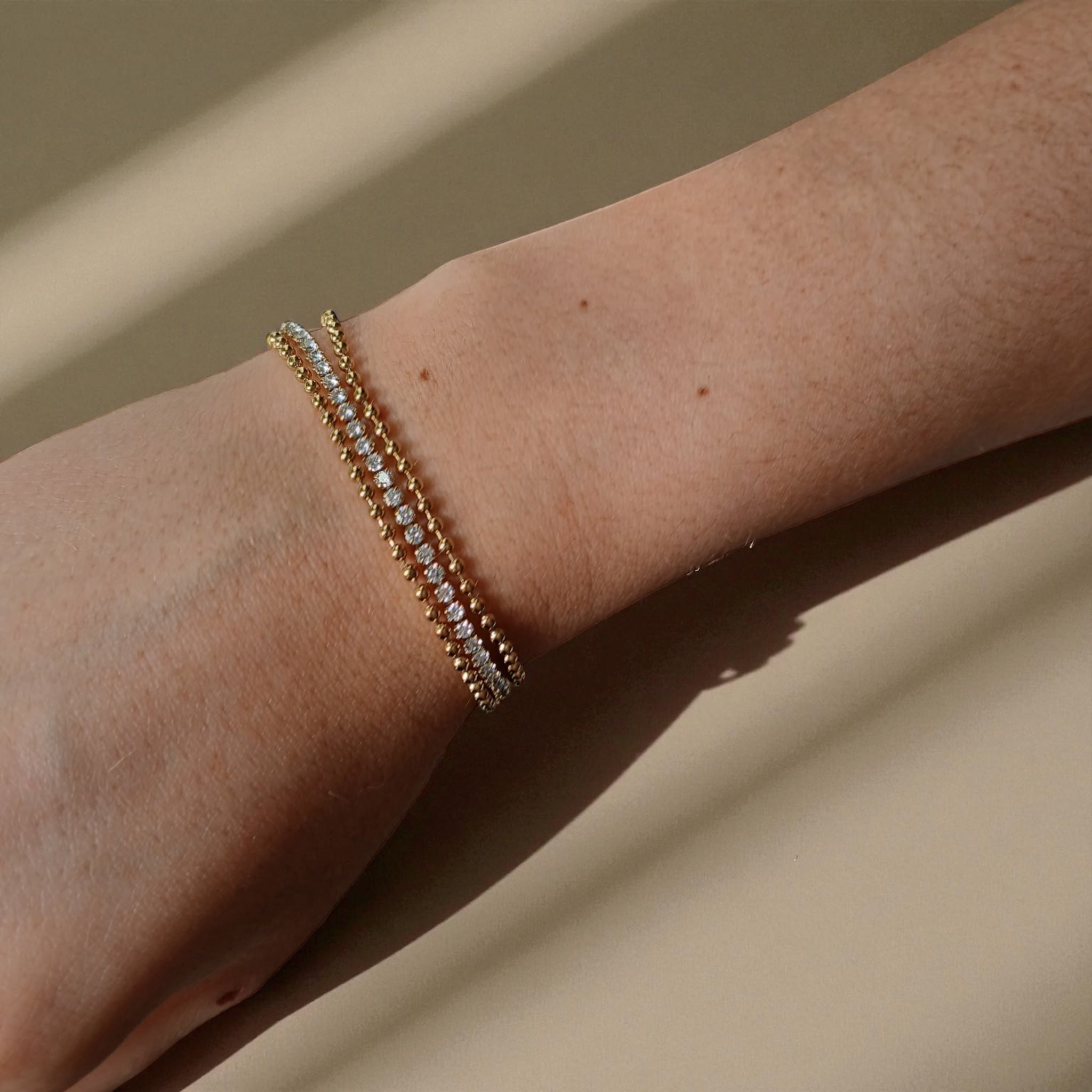 Bridesmaid Thank You Stackable Bracelet