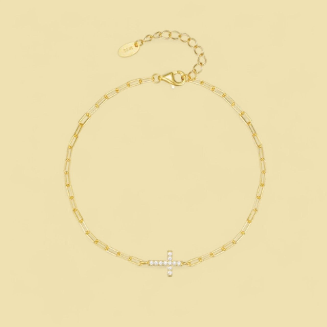 Faithlink Bracelet in Gold Bridal Collection