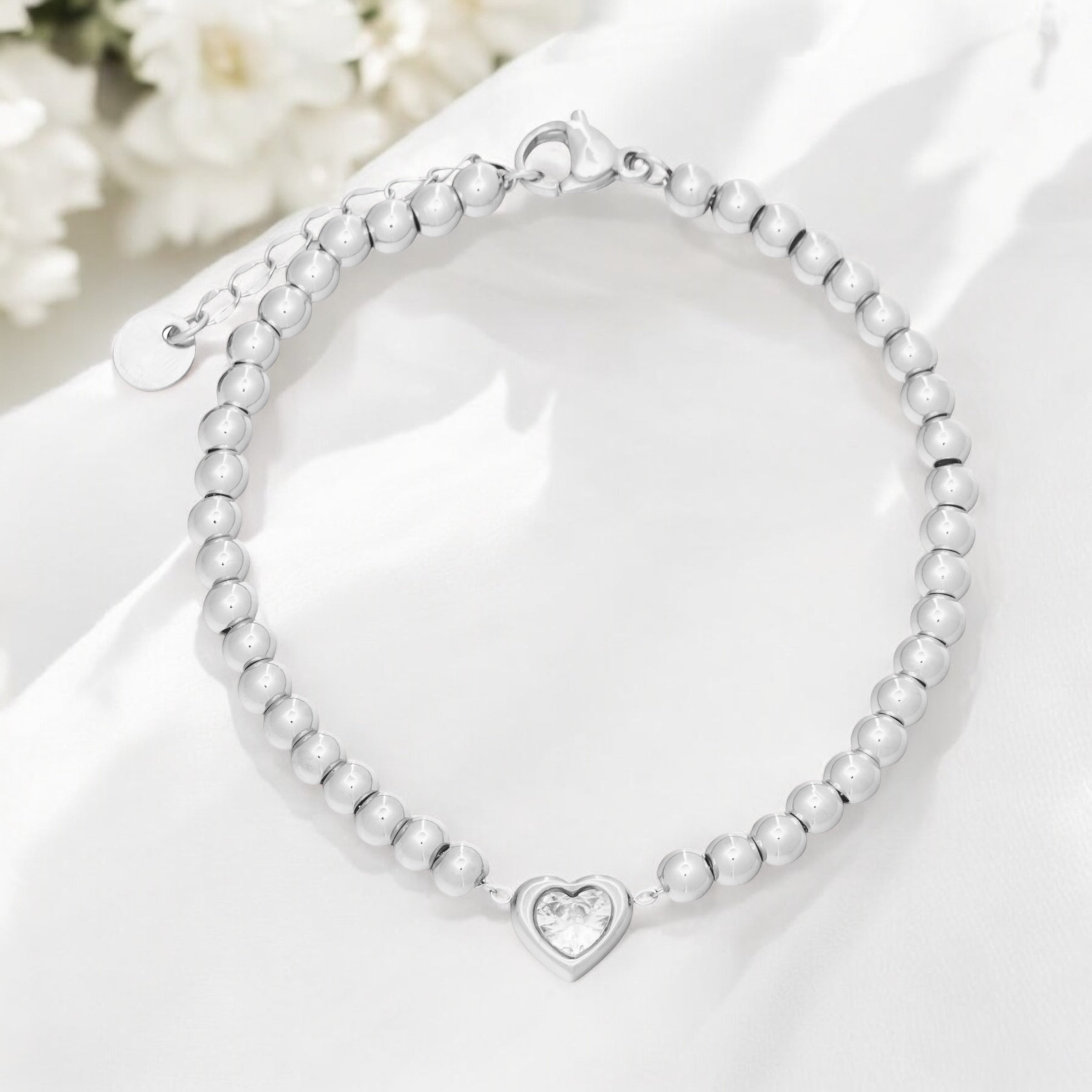 Heart to Heart Bracelet Silver