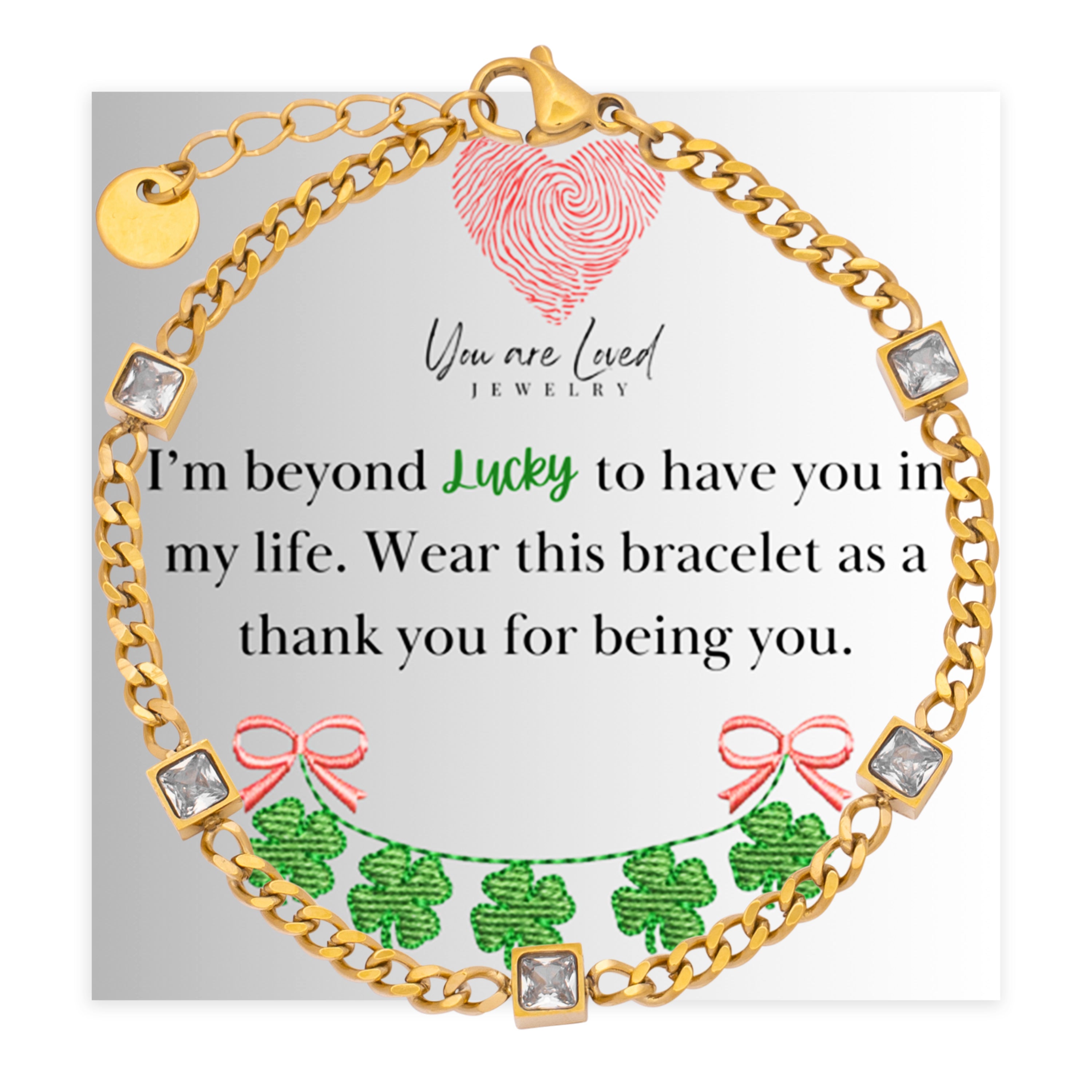 Golden Crystal  Luck Bracelet