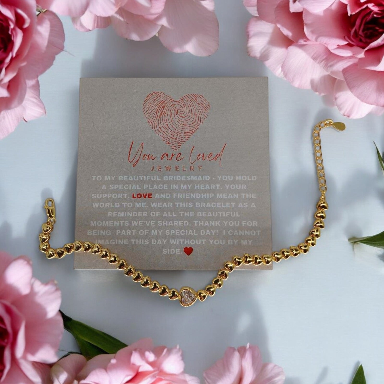 Heart of Gold Bracelet Bridal Collection