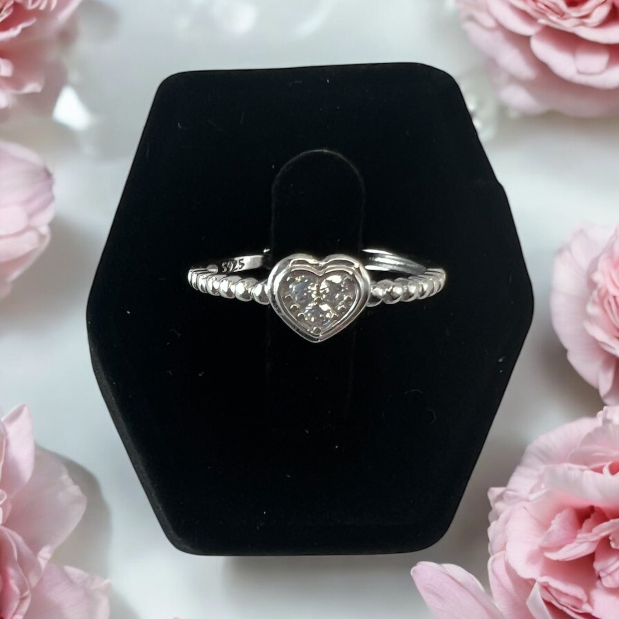 Heartfelt Connection Ring Silver