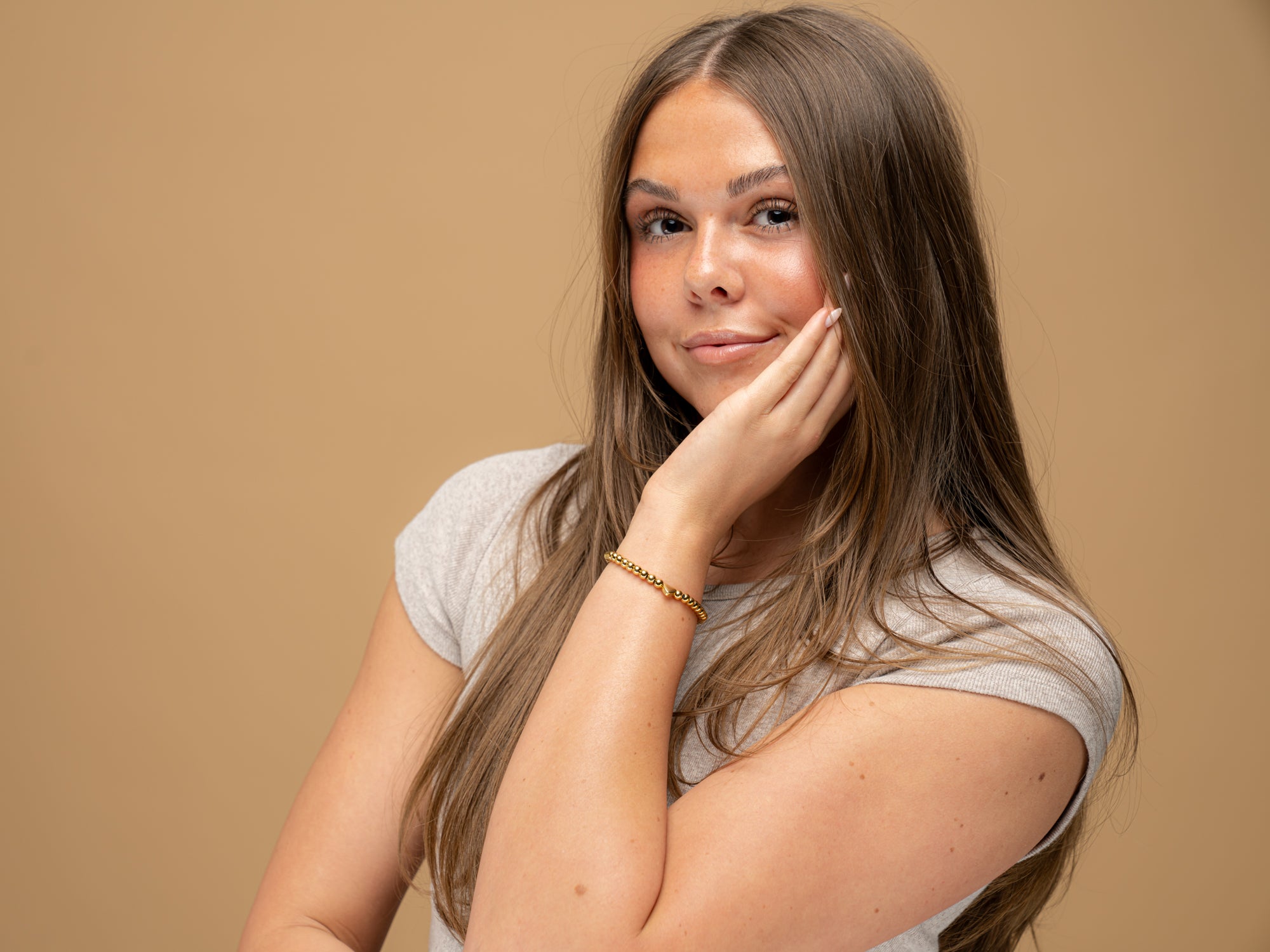 Bridesmaid Stretch Heart Bracelets
