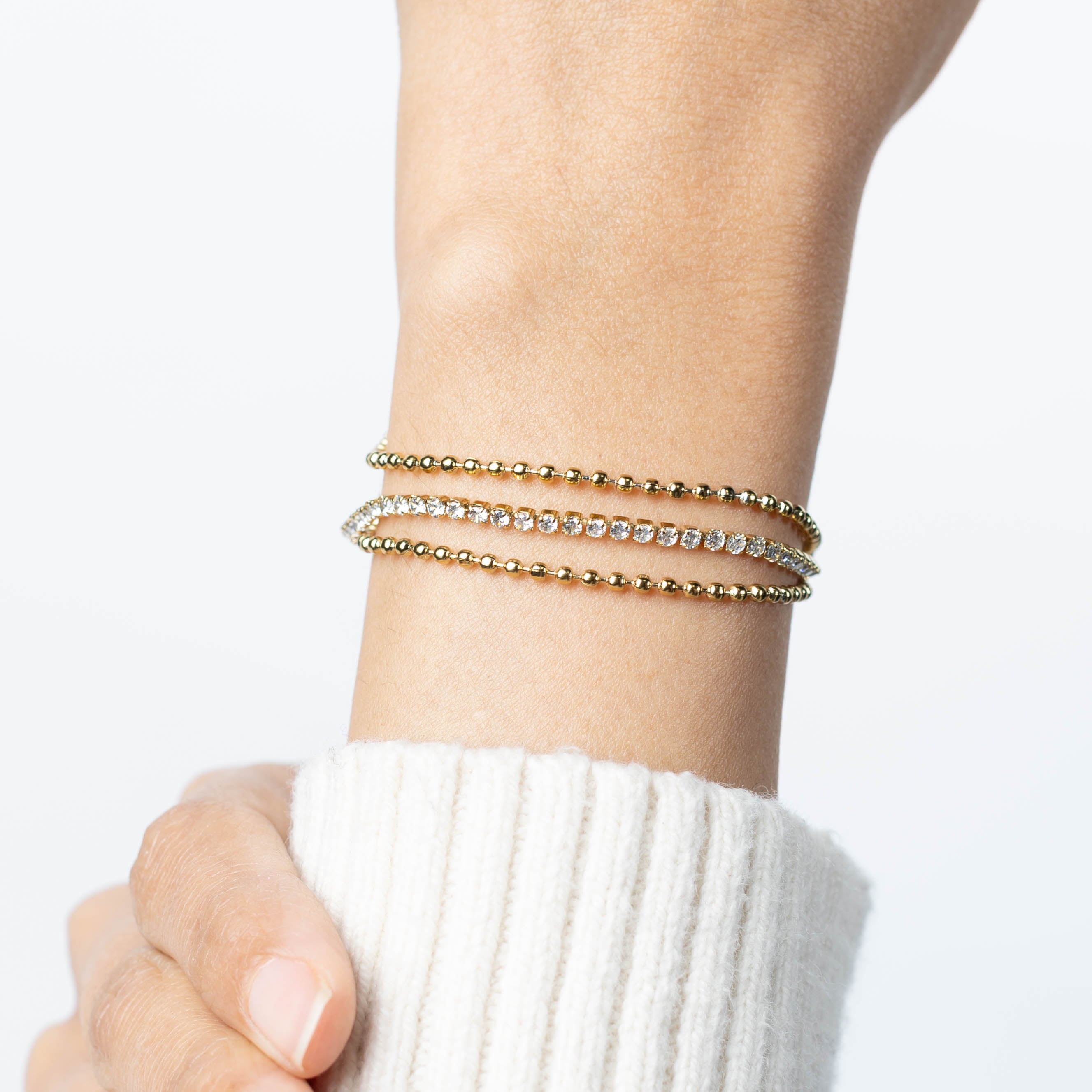 Bridesmaid Thank You Stackable Bracelet